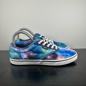 Vans Low Top Lace Up Galaxy Purple Sneakers Women's size 6.5